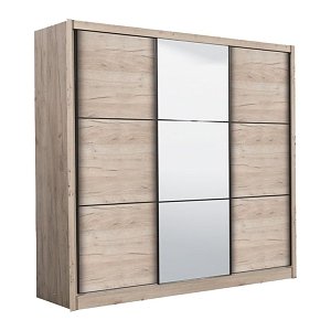 ΝΤΟΥΛΑΠΑ NAVARA ΜΕ ΚΑΘΡΕΦΤΗ 245 OG GREY OAK 242x60x215,5εκ 11008280