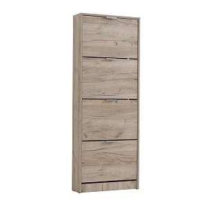 ΠΑΠΟΥΤΣΟΘΗΚΗ Base 14 GREY OAK 58x18x155,5εκ 11008511