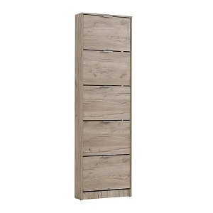 ΠΑΠΟΥΤΣΟΘΗΚΗ Base 15 GREY OAK 58x18x191,5εκ 11008513
