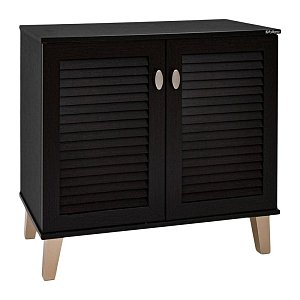 ΠΑΠΟΥΤΣΟΘΗΚΗ Fylliana FP-01 WENGE ΜΕ 4 ΡΑΦΙΑ 75x36,8x74,5εκ 932-92-002