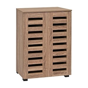 ΠΑΠΟΥΤΣΟΘΗΚΗ Fylliana "Vento" ΜΕ 4 ΡΑΦΙΑ ΧΡΩΜΑ GREY OAK 60x33x87εκ 271-226-079