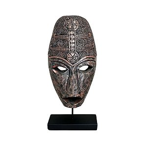 ΕΠΙΤΡΑΠΕΖΙΟ ΔΙΑΚΟΣΜΗΤΙΚΟ Fylliana "Face" 2045 ΜΠΡΟΝΖΕ ΧΡΩΜΑ 22x11,5x50εκ 0038-223-050