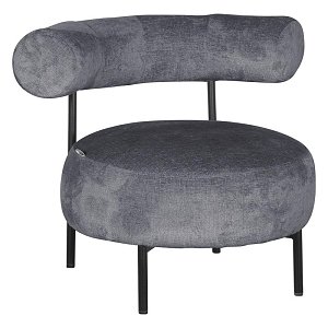 ΠΟΛΥΘΡΟΝΑ Fylliana 0274 ΓΚΡΙ ΥΦΑΣΜΑ 70x80x72εκ 617-124-096