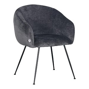 ΠΟΛΥΘΡΟΝΑ Fylliana 1280 ΓΚΡΙ ΥΦΑΣΜΑ 62x60x79εκ 617-124-104