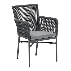 ΠΟΛΥΘΡΟΝΑ ΚΗΠΟΥ Fylliana "Mariel" ΓΚΡΙ ΧΡΩΜΑ 56x60x83εκ 0044-124-008