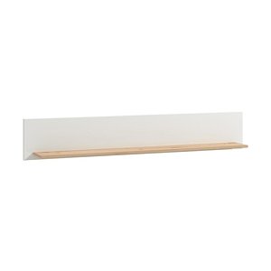 ΡΑΦΙ ΤΟΙΧΟΥ BRETAGNA ZP ARTISAN OAK-ΛΕΥΚΟ HIGH GLOSS FOIL 150x19,5x25εκ a.p.r 11012057