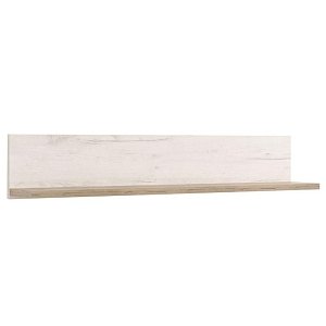 ΡΑΦΙ ΤΟΙΧΟΥ Kent ZP GREY OAK-WHITE OAK 120x19x22εκ knt 11008853