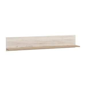 ΡΑΦΙ ΤΟΙΧΟΥ KENT ZP WHITE OAK - GREY OAK 138x19.5x24εκ f.l.d 11011882