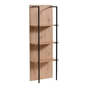 ΡΑΦΙΕΡΑ SARDINIA NP 500 ARTISAN OAK / ΜΑΥΡΟ 50x29.5x137.5εκ 11008231