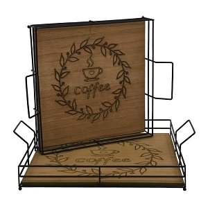 ΣΕΤ 2 ΔΙΣΚΟΙ Fylliana 560 ΦΥΣΙΚΟ ΧΡΩΜΑ MDF-ΜΕΤΑΛΛΟ 39x32x8 + 35x28x7,5εκ 373-223-854
