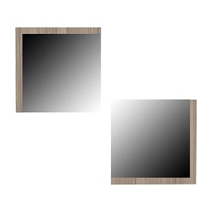 ΣΕΤ 2 ΚΑΘΡΕΦΤΕΣ ΤΟΙΧΟΥ Fylliana Charles GREY OAK 60x60εκ 891-123-066