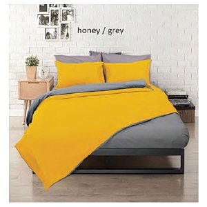 Σετ Παπλωματοθήκη Rainbow 220x240 με 2 Μαξιλαροθήκες Sweet Honey