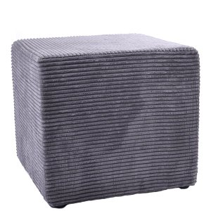 ΣΚΑΜΠΟ Fylliana LINKOLN ΓΚΡΙ 47x47x42εκ 839-82-605