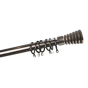 Κουρτινόβεργα Επεκτεινόμενη 160-300cm Slices Black Nickel