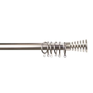 Κουρτινόβεργα Επεκτεινόμενη 160-300cm Slices Satin Nickel
