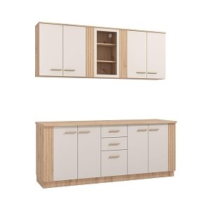 ΣΥΝΘΕΣΗ ΚΟΥΖΙΝΑΣ BELFORT 200 ARTISAN OAK/CASHMERE 200x51x200εκ 11014521