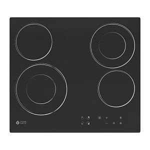 THERMOGATZ TGC-5604 SILVER Εστία Κεραμική 60cm Μαύρη 04.405.221
