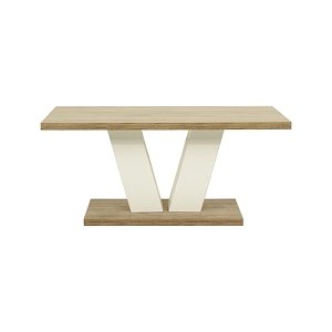 ΤΡΑΠΕΖΑΚΙ ΣΑΛΟΝΙΟΥ Dali GREY OAK-ΛΕΥΚΗ ΛΑΚΑ 120x60x45εκ 863-221-060