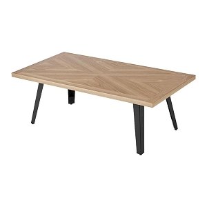 ΤΡΑΠΕΖΑΚΙ ΣΑΛΟΝΙΟΥ Fylliana FL1564 SONOMA MDF ΜΕ ΜΑΥΡΑ ΠΟΔΙΑ 130x70x45εκ 627-124-029