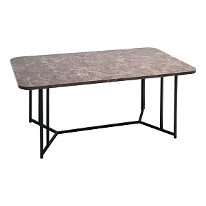 ΤΡΑΠΕΖΑΚΙ ΣΑΛΟΝΙΟΥ Fylliana Diamond GREY MARBLE 115x68x45εκ 835-122-173