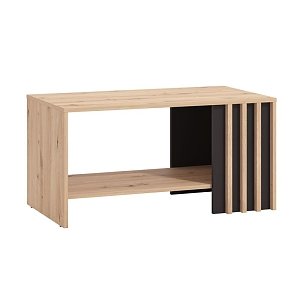 ΤΡΑΠΕΖΑΚΙ ΣΑΛΟΝΙΟΥ LAVAL ARTISAN ΟΑΚ/ΜΑΥΡΟ 90x50x46εκ 11014525