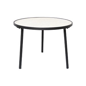 ΜΕΤΑΛΛΙΚΟ ΤΡΑΠΕΖΑΚΙ ΣΑΛΟΝΙΟΥ Fylliana 55x55x41.5εκ 275-00-019
