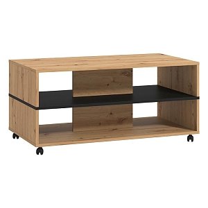 ΤΡΑΠΕΖΑΚΙ ΣΑΛΟΝΙΟΥ SAVIO ARTISAN-ΜΑΥΡΟ 101x55x48εκ 11013079