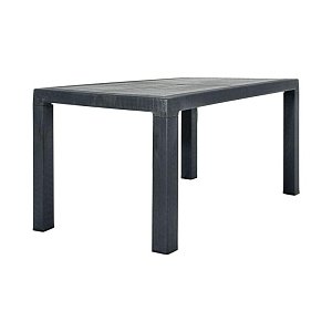 ΤΡΑΠΕΖΙ ΕΞΟΧΗΣ Fylliana Baltic ΑΝΘΡΑΚΙ ΧΡΩΜΑ 140x80x75εκ 875-225-066