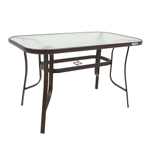 ΤΡΑΠΕΖΙ ΕΞΟΧΗΣ Fylliana STEEL ΚΑΦΕ 150x90x70εκ g.r.d 378-00-015