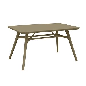 ΤΡΑΠΕΖΙ ΚΗΠΟΥ ΜΕ ABS ΕΠΙΦΑΝΕΙΑ FYLLIANA FL8863 CAPPUCCINO ΧΡΩΜΑ 135x79x75εκ 393-125-011