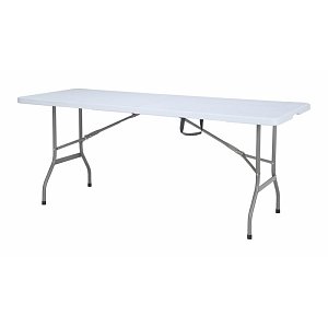 ΤΡΑΠΕΖΙ ΣΥΝΕΔΡΙΟΥ-CATERING Fylliana ΛΕΥΚΟ 153,5x70x74 ΠΤΥΣΣΟΜΕΝΟ (ΒΑΛΙΤΣΑ) 377-123-027