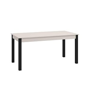 ΤΡΑΠΕΖΙ ΤΡΑΠΕΖΑΡΙΑΣ ΑΝΟΙΓΟΜΕΝΟ SAVOIA CASHMERE-ΜΑΥΡΟ ΜΑΤ 160x80x77εκ d.f.l 11013526