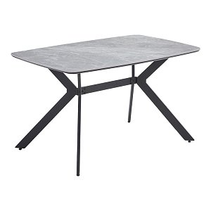 ΤΡΑΠΕΖΙ ΤΡΑΠΕΖΑΡΙΑΣ Fylliana FL202 ΓΚΡΙ ΧΡΩΜΑ 160x90x75εκ 635-124-001