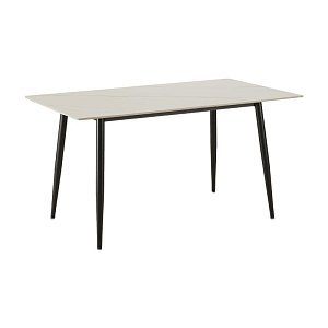ΤΡΑΠΕΖΙ ΤΡΑΠΕΖΑΡΙΑΣ Fylliana 802 ΛΕΥΚΟ ΧΡΩΜΑ 140x80x75εκ 634-124-001