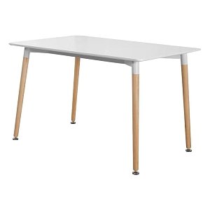 ΤΡΑΠΕΖΙ ΤΡΑΠΕΖΑΡΙΑΣ Fylliana 901 ΛΕΥΚΟ ΧΡΩΜΑ 120x80x75εκ 631-124-025