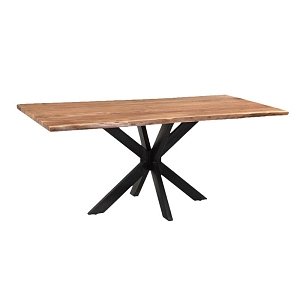 ΤΡΑΠΕΖΙ ΤΡΑΠΕΖΑΡΙΑΣ Fylliana Delhi ΦΥΣΙΚΟ ΧΡΩΜΑ 160x90x76εκ 938-124-013