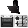 Σετ SILIFO SF6850BOI & SF6100 & SF6610 Φούρνος 83lt, Μικτή Εστία & Απορροφητήρας 93617 (4 Έτη Εγγύηση)
