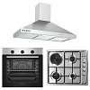 Σετ SILIFO SF6850BOI & SF6100 & SF6618 Φούρνος 83lt, Μικτή Εστία & Απορροφητήρας 90cm 92084 (4 Έτη Εγγύηση)