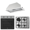 Σετ SILIFO SF6008 & SF6100 & SF6615 Φούρνος, Μικτή Εστία & Μηχανισμός Απορρόφησης 92270