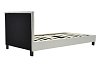 Κρεβάτι Nevil pakoworld 100x200 PU χρώμα λευκό ματ 006-000012