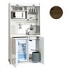 Πολυκουζινάκι Silver Office 105 105x209x65 Walnut