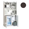 Πολυκουζινάκι Silver Office 105 105x209x65 Wenge
