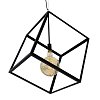 GloboStar CUBE Κρεμαστό Φωτιστικό Οροφής Μαύρο 01672