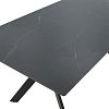Τραπέζι Olivet pakoworld sintered stone μαύρο μαρμάρου-μαύρο 180x90x75εκ 029-000142