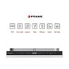 PYRAMIS PDWED 45FI Εντοιχιζόμενο Πλυντήριο Πιάτων 45cm 033001441