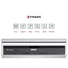Pyramis PDWHE 60FS Πλυντήριο Πιάτων Inox 60cm