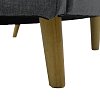 Καναπές-κρεβάτι Flexible pakoworld σε ανθρακί ύφασμα 198x87x76εκ 035-000004