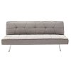 Καναπές-κρεβάτι Travis pakoworld 3θέσιος ύφασμα γκρι 175x83x74εκ 035-000061