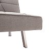 Καναπές-κρεβάτι Travis pakoworld 3θέσιος ύφασμα γκρι 175x83x74εκ 035-000061