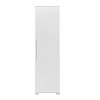 Στήλη Diamond1 pakoworld λευκό gloss 50x35x187εκ 039-000153